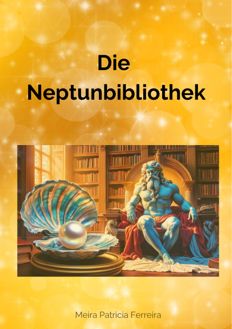 SeeYourSoul - Buchcover Die Neptunbibliothek von Meira Patricia Ferreira, mediale Literatur über energetische Ursachen-Heilung und kosmische